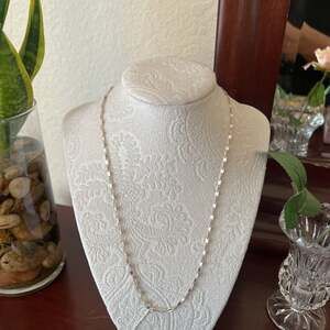 Sterling Silver Mirror Chain Necklace
